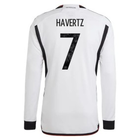 Prima Maglia Germania Mondiali 2022 Kai Havertz 7 Manica Lunga